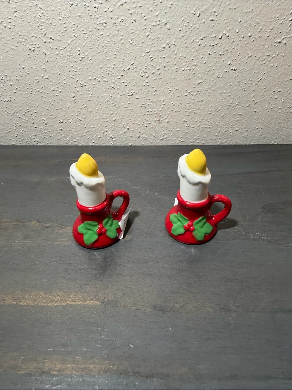 Candle 🕯️ salt and pepper shakers for Christmas 🎄